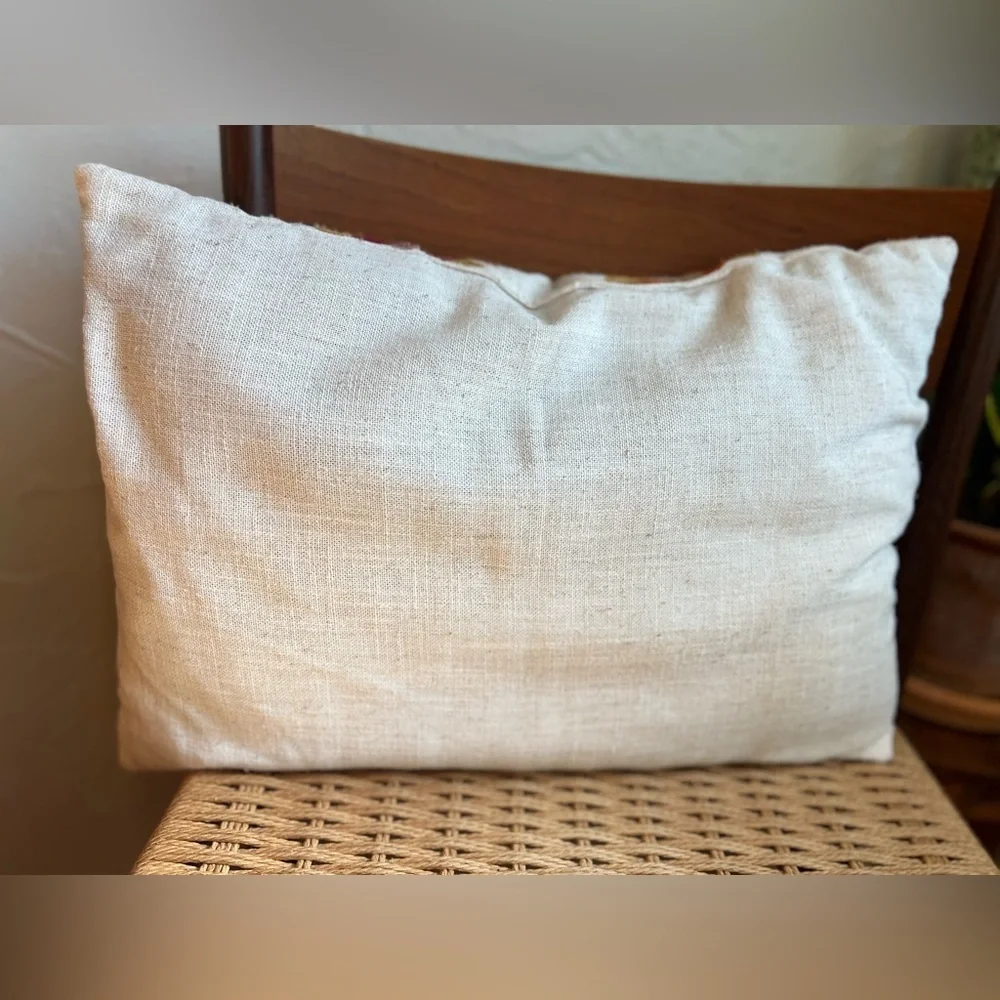 Southwestern Tribal Lumbar Pillow Boho Farmhouse Geometric Accent Cushion Décor